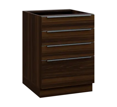 SIS - 6Z41 spodní skříňka, 4-zásuvková, 870x600x600, ořech královský